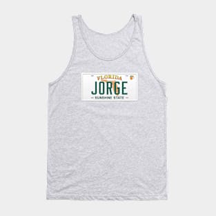 Jorge License Plate - FL Tank Top